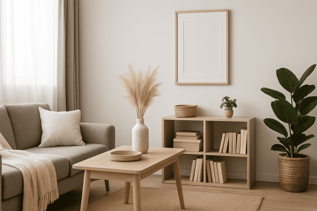 10 Dinge ausmisten Dekobild Wohnzimmer