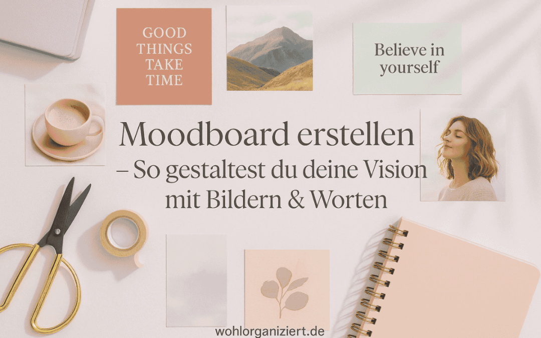 Moodboard erstellen – So gestaltest du deine Vision mit Bildern & Worten