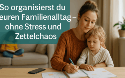 So organisierst du euren Familienalltag – ohne Stress und Zettelchaos
