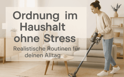 Ordnung im Haushalt ohne Stress – Realistische Routinen für deinen Alltag