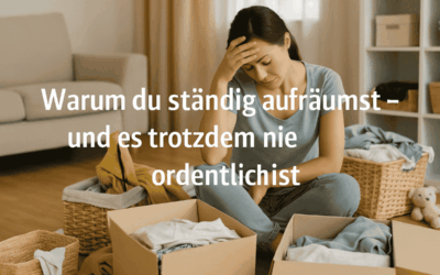 Warum du ständig aufräumst – und es trotzdem nie ordentlich ist (und was wirklich hilft)