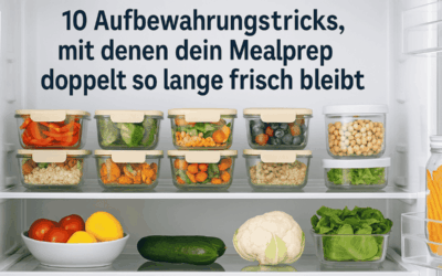 10 Aufbewahrungstricks, mit denen dein Mealprep doppelt so lange frisch bleibt