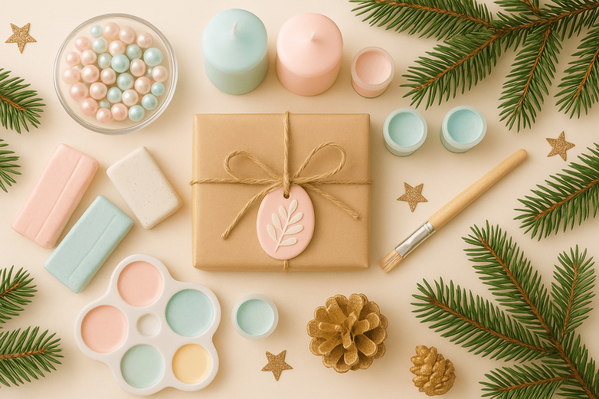 Kreatives DIY-Geschenkset mit Bastelmaterialien