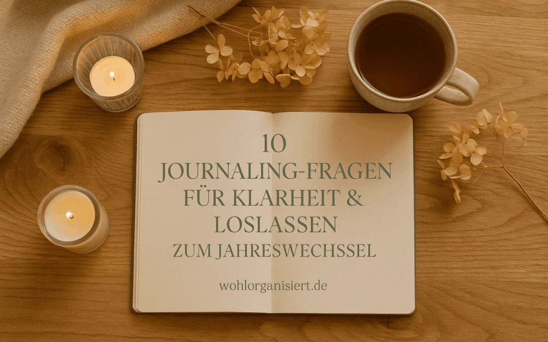 10 Journaling-Fragen für deinen Jahreswechsel – Klarheit, Fokus & Loslassen