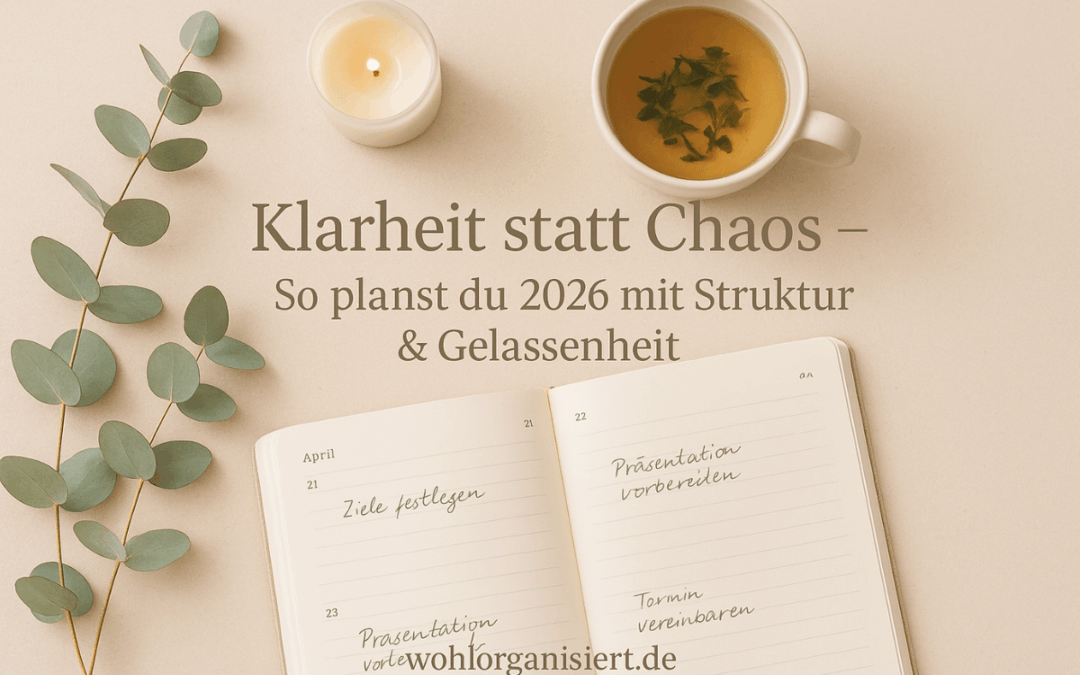 Klarheit statt Chaos – So planst du 2026 mit Struktur & Gelassenheit