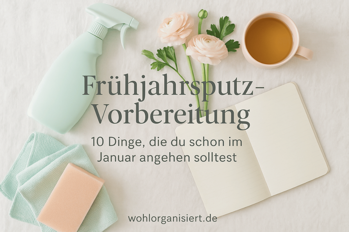 Frühjahrsputz-Vorbereitung: 10 Dinge, die du schon im Januar angehen solltest