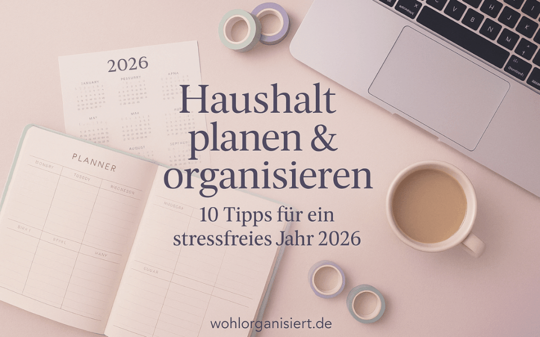 Haushalt planen & organisieren – 10 Tipps für ein stressfreies Jahr 2026