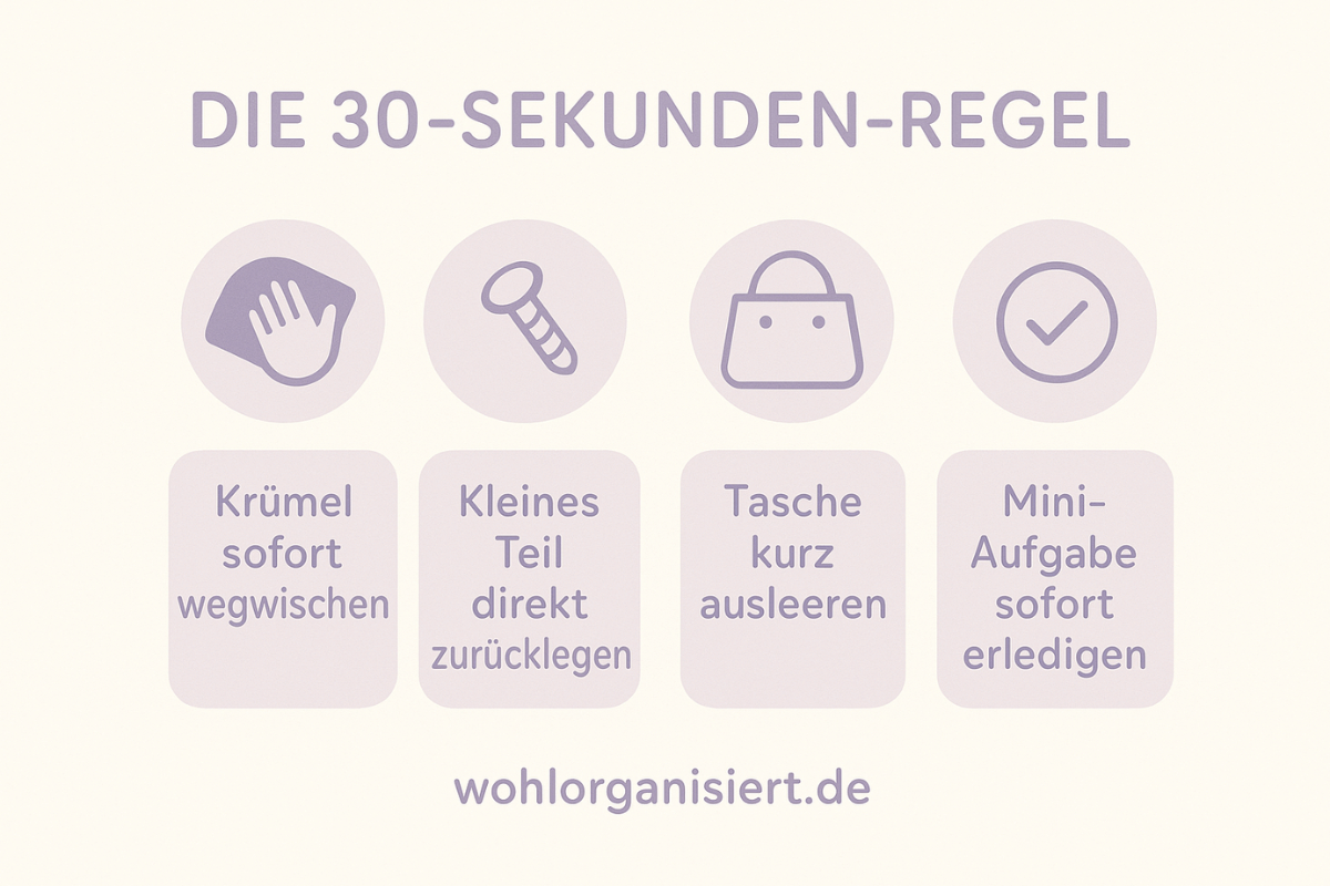 Kleine Ordnungsroutinen für Haushalt und Familienalltag