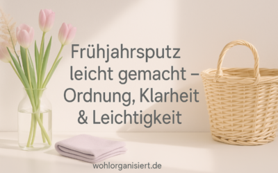 Frühjahrsputz leicht gemacht – Der beste Plan für Ordnung, Klarheit und Leichtigkeit