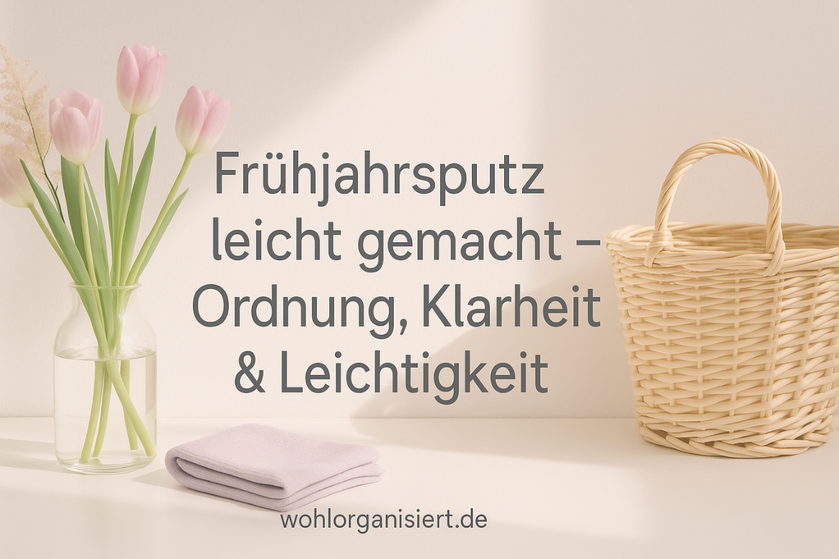 Frühjahrsputz leicht gemacht: helle Wohnung mit frischen Blumen