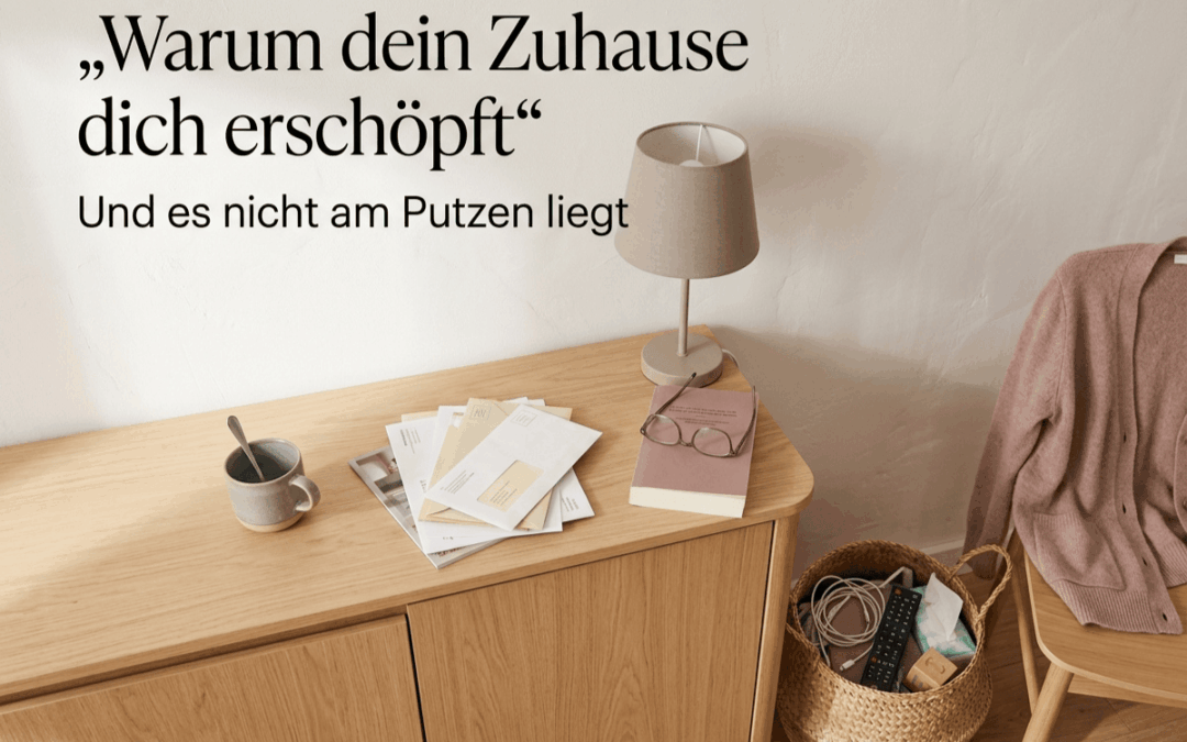 Warum dein Zuhause dich erschöpft (und es nicht am Putzen liegt)