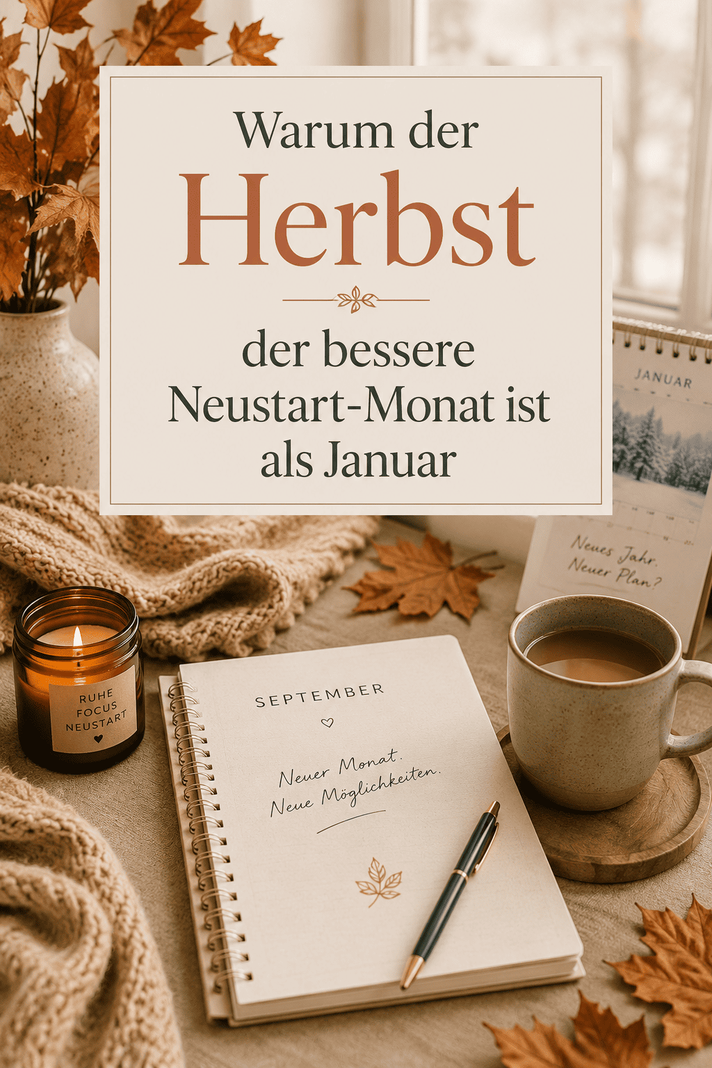 Warum der Herbst der bessere Neustart-Monat ist als Januar, Pinterest Pin