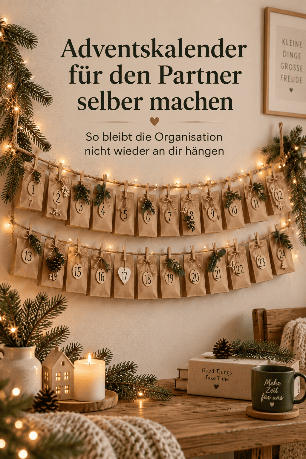 Adventskalender für den Partner selber machen, Pinterest-Pin